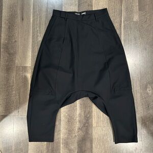 Women's Black Drop Crotch JNBY Trousers